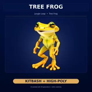 Anthro & Creature Character Collection – Kitbash + High-Poly 3D - Model thumbnail 16