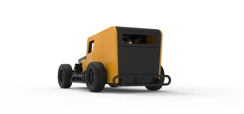 Dwarf car Scale 1:25 - Model preview 15