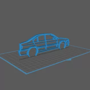 BMW - M5 E39 Wall Art - Model thumbnail 1