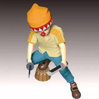 Young Buggy - One Piece - Model thumbnail 6