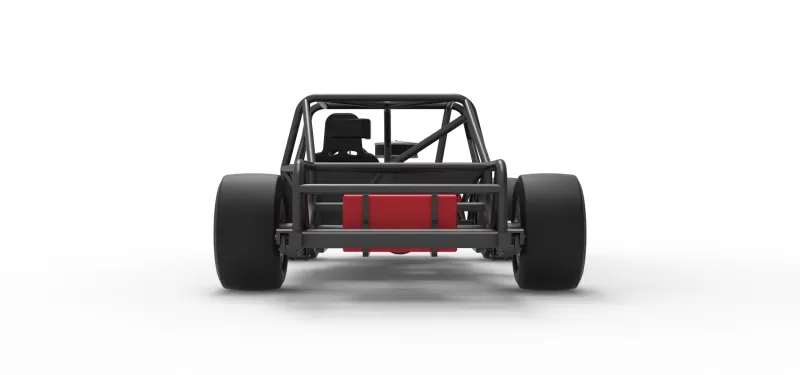 Vintage Asphalt Modified stock car Base V7 Scale 1:25 - Model preview 15