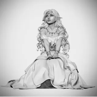 Elf Princess - Model thumbnail 5