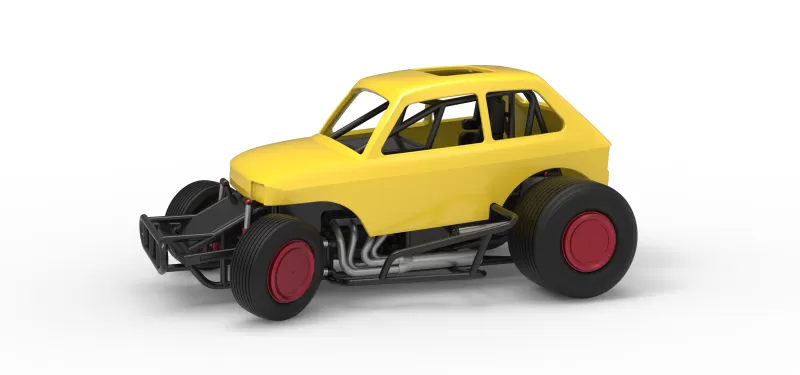 Super rod Version 2 while turning Scale 1:25 - Model preview 1