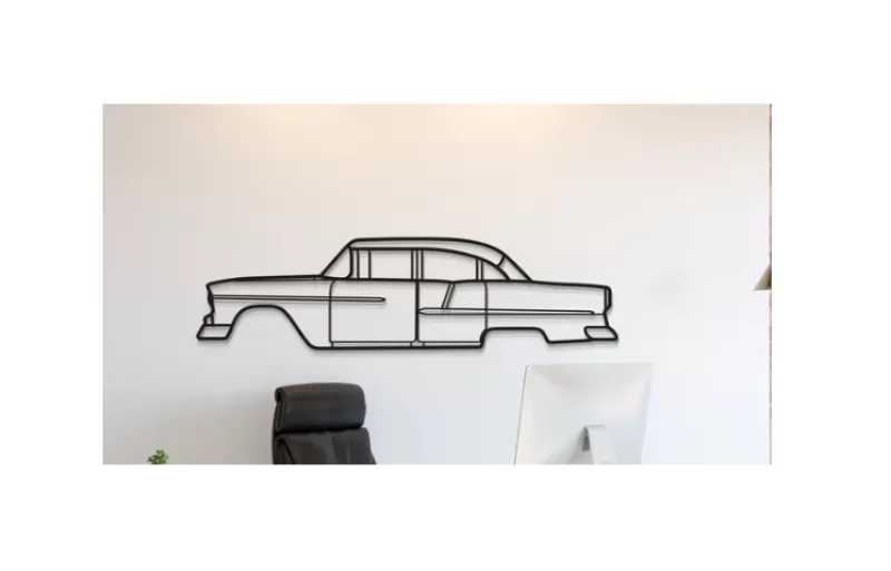 Chevrolet - Bel Air 1955 Wall Art - Model preview 1