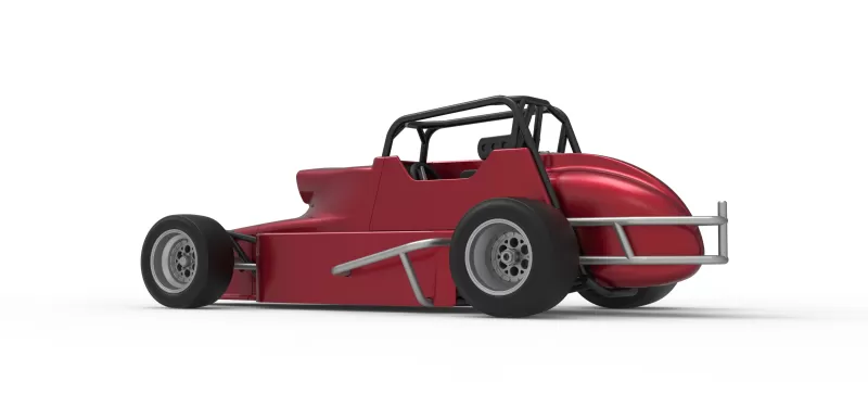 Pavement Silver Crown Car Version 2 Scale 1:25 - Model preview 13