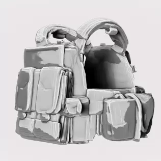 Navy SEAL Tactical Vest #RoZ - Model thumbnail 5