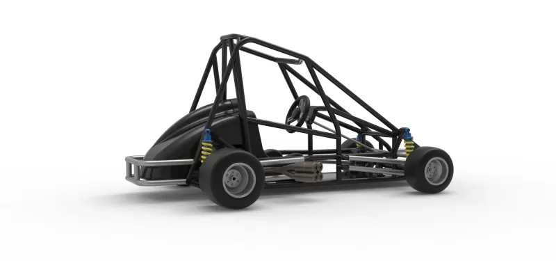 Quarter Midget Base Scale 1:16 - Model preview 21
