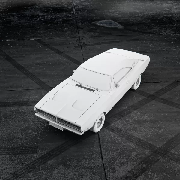 Dodge Charger 1969 #RoZ - Model preview 2