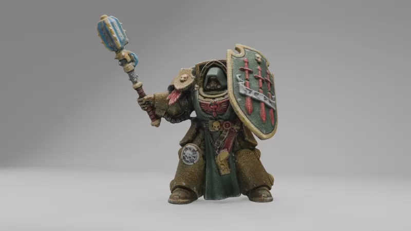 Warrior of the Imperium A Detailed 3D Model for 3D print model - Model preview 3