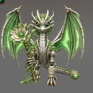 Verdant Arcane Dragon STL File for 3D Print - Model thumbnail 7