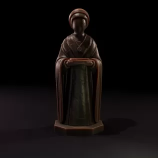 Stone Priest of the Forgotten Shrine 3D printing - Model thumbnail 2