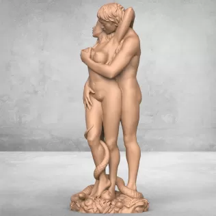 Adam And Eve Statue - Model thumbnail 7