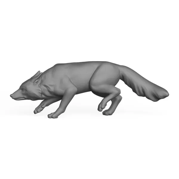 Fox Hunting Pose - Model preview 3