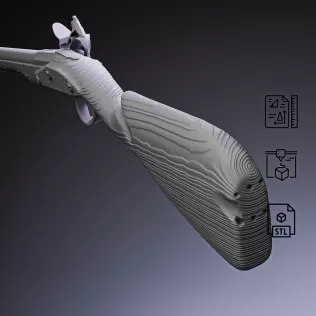 Buccaneer Gun #RoZ - Model thumbnail 7