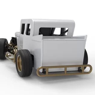 Dwarf car while turning Version 2 Scale 1:25 - Model thumbnail 14