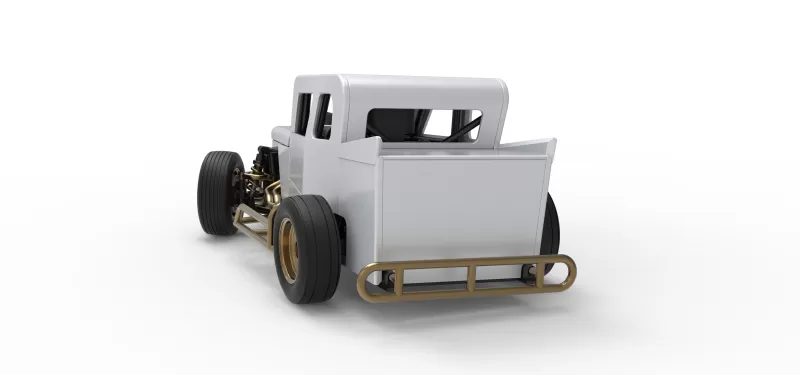 Dwarf car while turning Version 2 Scale 1:25 - Model preview 14