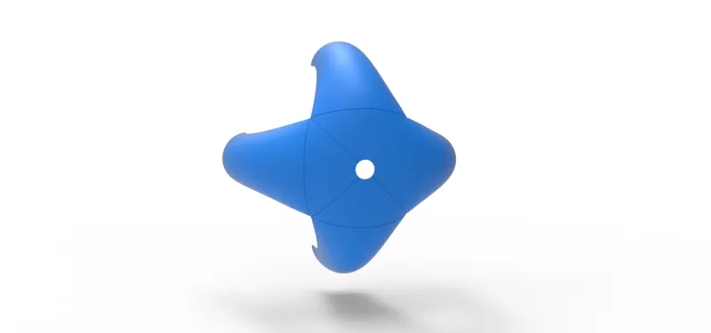 Braking Parachute for Dragster Version 1 Scale 1:25 - Model preview 7