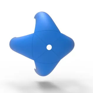 Braking Parachute for Dragster Version 1 Scale 1:25 - Model thumbnail 7
