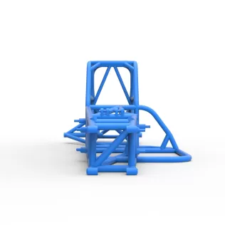 Frame of Supermodified front engine race car V4 Scale 1:25 - Model thumbnail 5