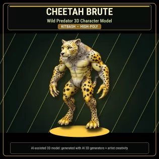 Beast Warriors Pack – Fantasy Creature 3D Models Kitbash - Model thumbnail 2