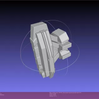 Asgardian Handle Stormbreaker Assembly - Model thumbnail 1