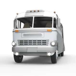 Vintage Transporter truck for Race car Version 8 Scale 1:25 - Model thumbnail 12
