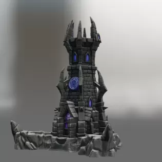 Shadowspire Arcane Tower STL File for 3D Print - Model thumbnail 8