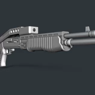 SPAS-12 Folded Stock RoZ - Model thumbnail 1