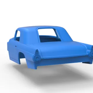 Shell of Vintage front engine dragster Version 6 Scale 1:25 - Model thumbnail 11