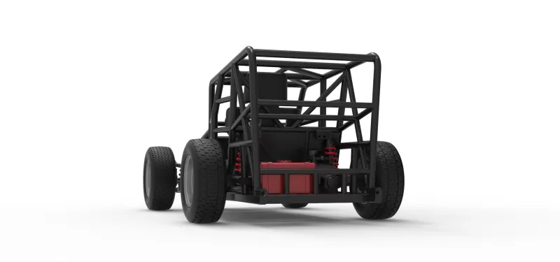 Dwarf car Base Scale 1:25 - Model preview 15