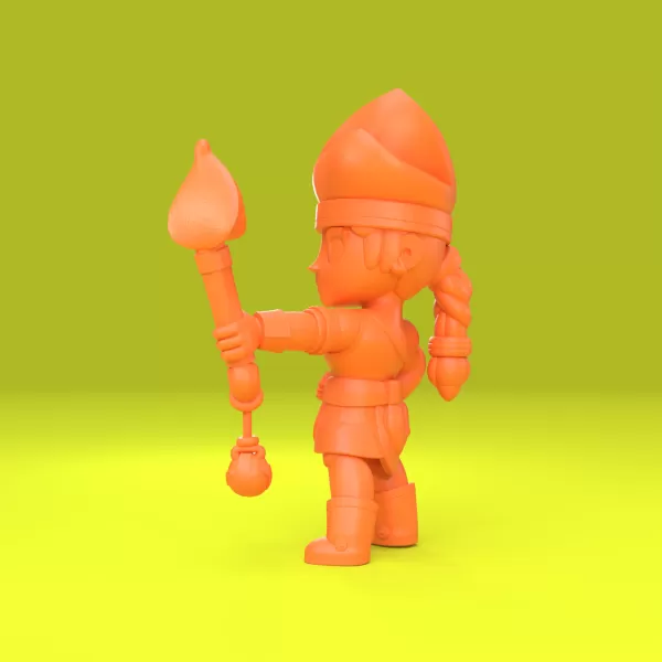 Amber (Original) - Brawl Stars - Model preview 2