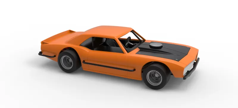 Vintage Asphalt Modified stock car V12 Scale 1:25 - Model preview 24