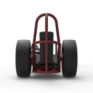 Vintage Front engine dragster Base Version 6 Scale 1:25 - Model thumbnail 16