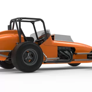 Dirt Silver Crown Champ car Version 2 Scale 1:25 - Model thumbnail 21