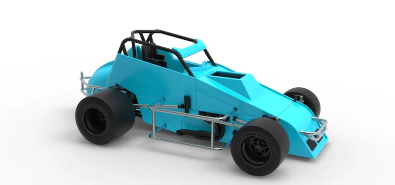 Pavement Sprint car Version 2 Scale 1:25 - Model preview 24