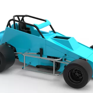 Pavement Sprint car Version 2 Scale 1:25 - Model thumbnail 24