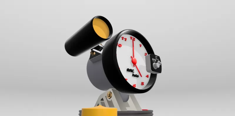 Tachometer Clock - Model preview 6
