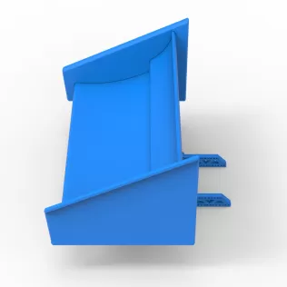 Wing of Supermodified front engine race car V4 Scale 1:25 - Model thumbnail 8