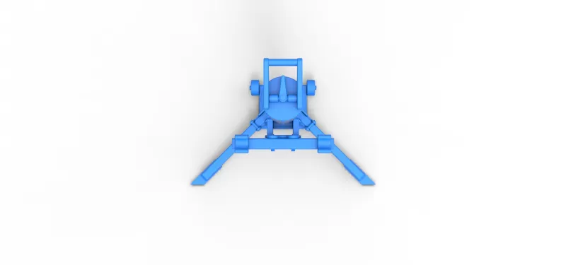 Bumper Jack for race car Scale 1:25 - Model preview 5