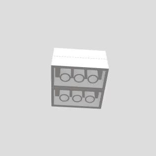 4x4x2 Lego Brick - Model thumbnail 2