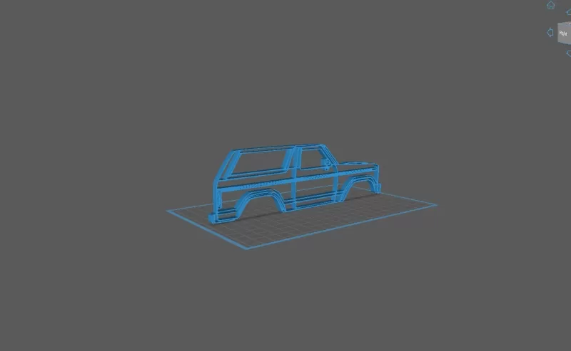 Ford - Bronco 1980 Wall Art - Model preview 2