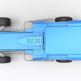 Vintage Dirt Modified stock car Version 2 Scale 1:25 - Model thumbnail 11