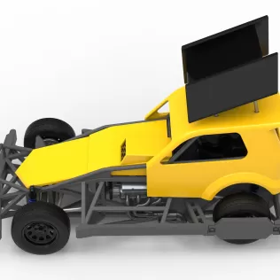 New Zealand Superstock car Version 5 Scale 1:25 - Model thumbnail 10