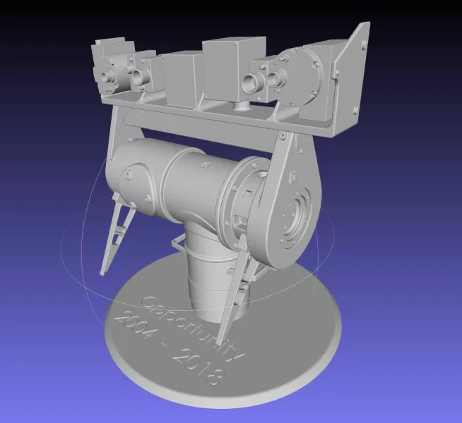 Opportunity Mars Rover Camera Head Bust - Model preview 2