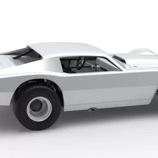 Vintage Dirt late model Race car Version 3 Scale 1:25 - Model thumbnail 20