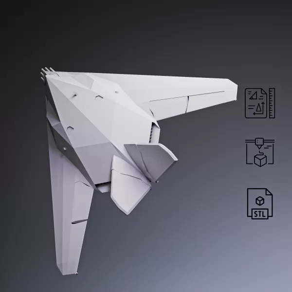 F-117 Nighthawk Stealth Aircraft #RoZ - Model preview 6