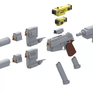 10mm Pistol - Fallout 4 - Printable 3d model - STL files