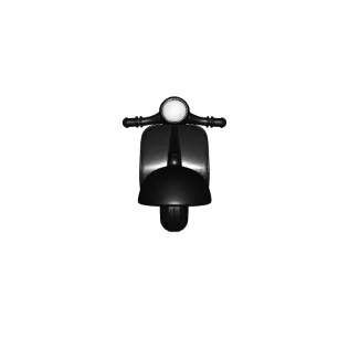 Retro Vespa Scooter Toy Bike Miniature Decorative Model - Model thumbnail 3