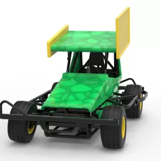 BriSCA Micro Formula 2 Stock Car Scale 1:16 - Model thumbnail 5