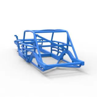Frame of Vintage Asphalt Modified stock car Scale 1:25 - Model thumbnail 10